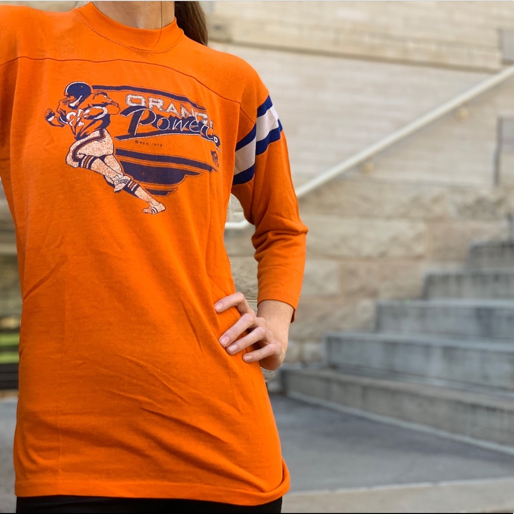 VTG 1979 Denver Broncos 3/4 Sleeve Jersey